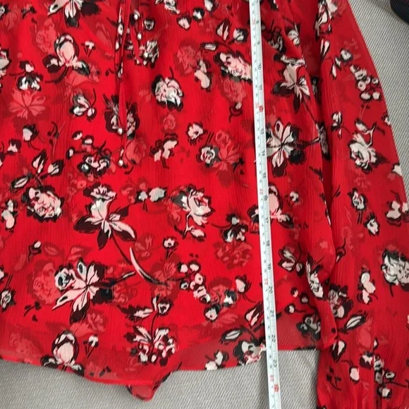 VERONICA BEARD Floral Silk Top, Size 6 - Picture 12 of 16